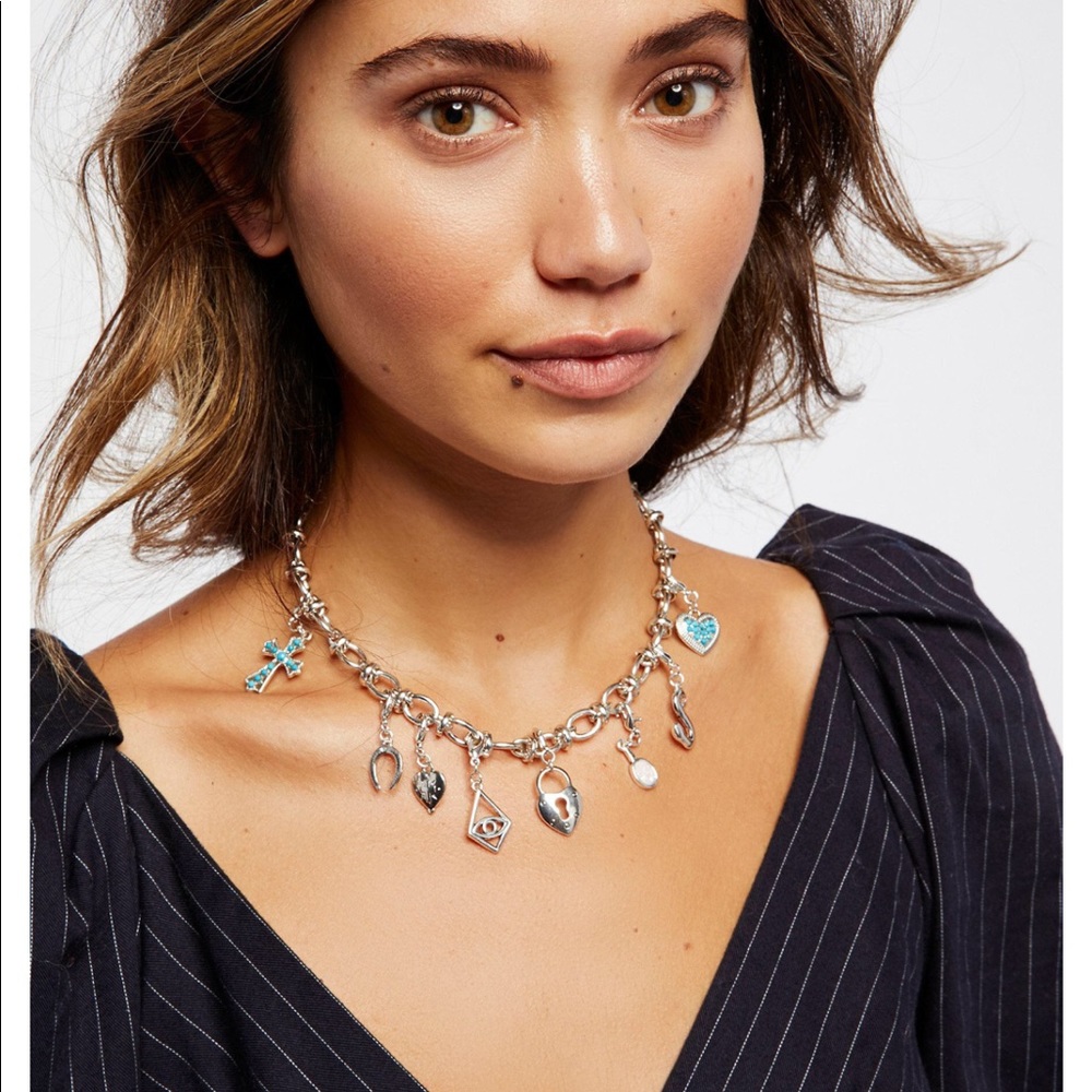Free People Mix N Match Charm Necklace - Picture 2 of 8